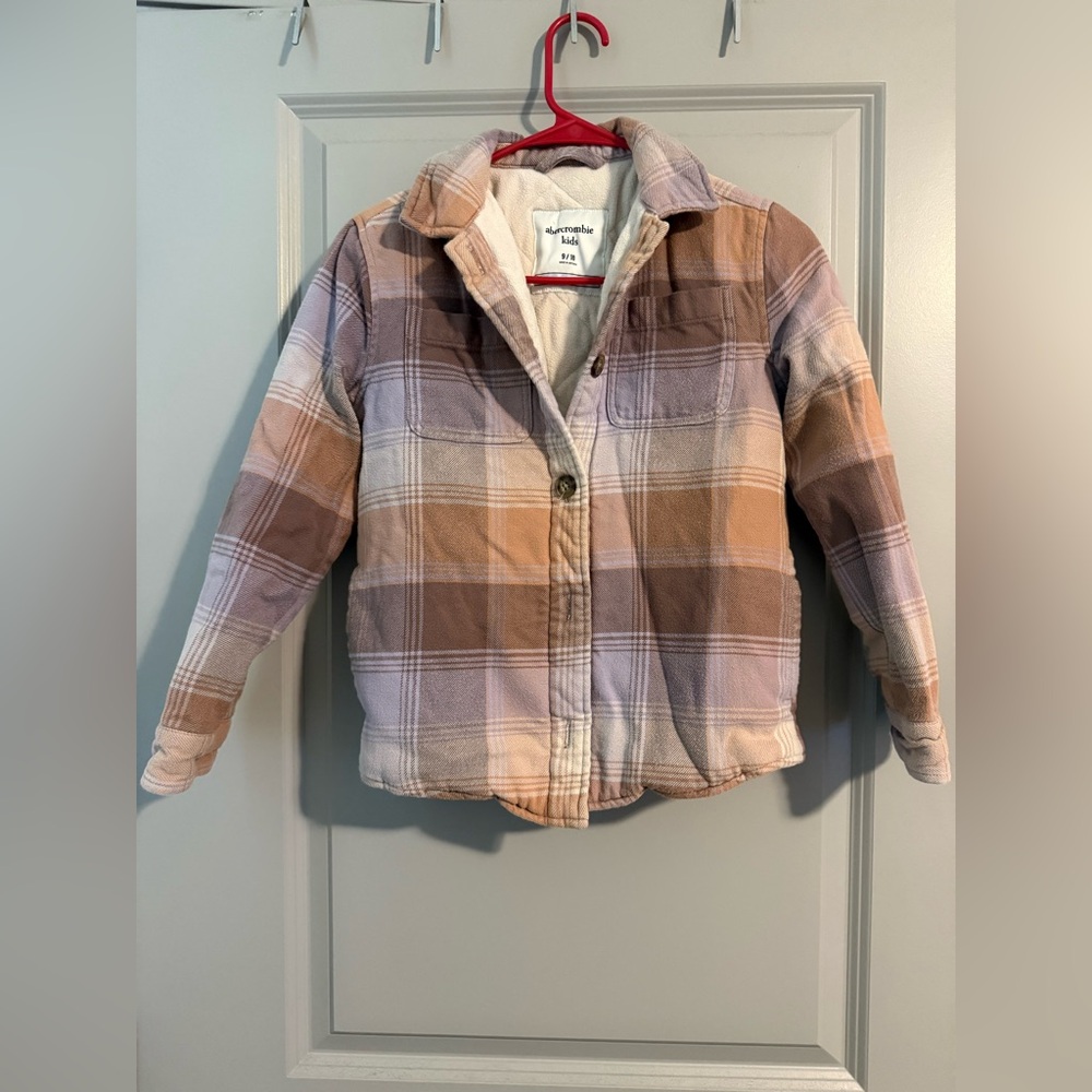 Abercrombie Kids Brown and Tan Puffer Jacket